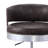 Aubreeanna Swivel Upholstered Genuine Leather Adjustable Height Counter Stool