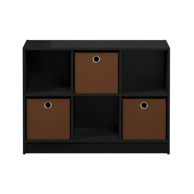 Storage Bookcase, Americano/Medium Brown