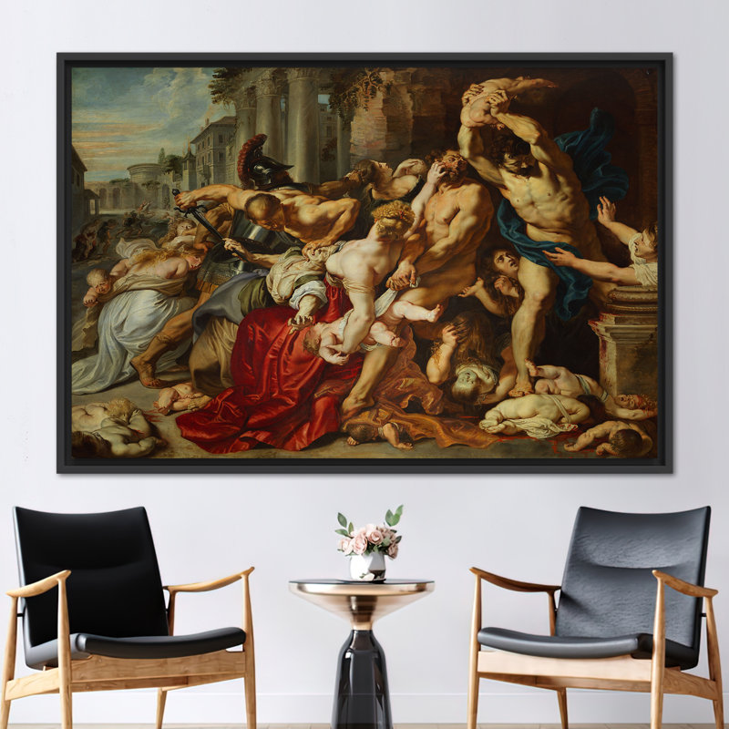 Print on Canvas, Framed Print without Mat, 80 cm H x 110 cm W, Black