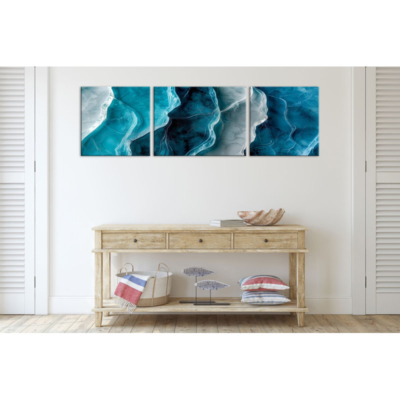 Stunning Decorative Canvas Painting Set (3 Pieces), 12 x 12 Inches (2 Pieces) & 12 x 16 Inches (1 Piece) | 50% Cotton / 50% Polyester, 100% Wooden Frame (Thickness: 0.8 Inches) | Vibrant Digital Print for Home Decor