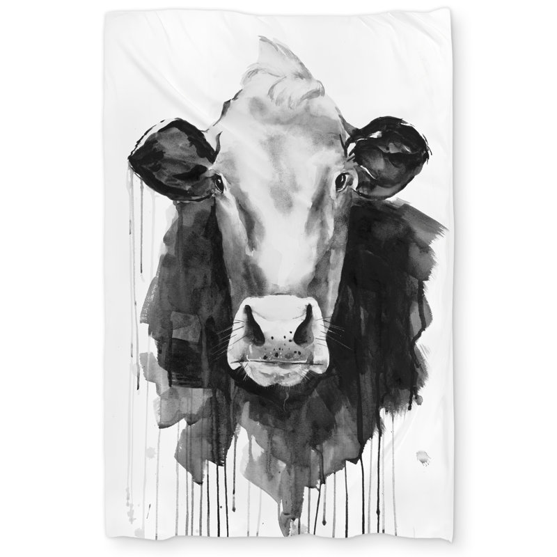 Cow Monochrome Duvet Cover | Chic Home Decor Accent