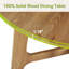 Round Solid Wood Dining Table