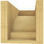 Bois de cèdre méditerranéen, grain de bois TimberThane Corbel, brun clair apprêté-88290989