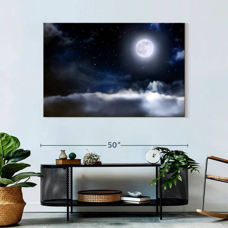 Oberle Glowing Moon, 32" H x 48" W