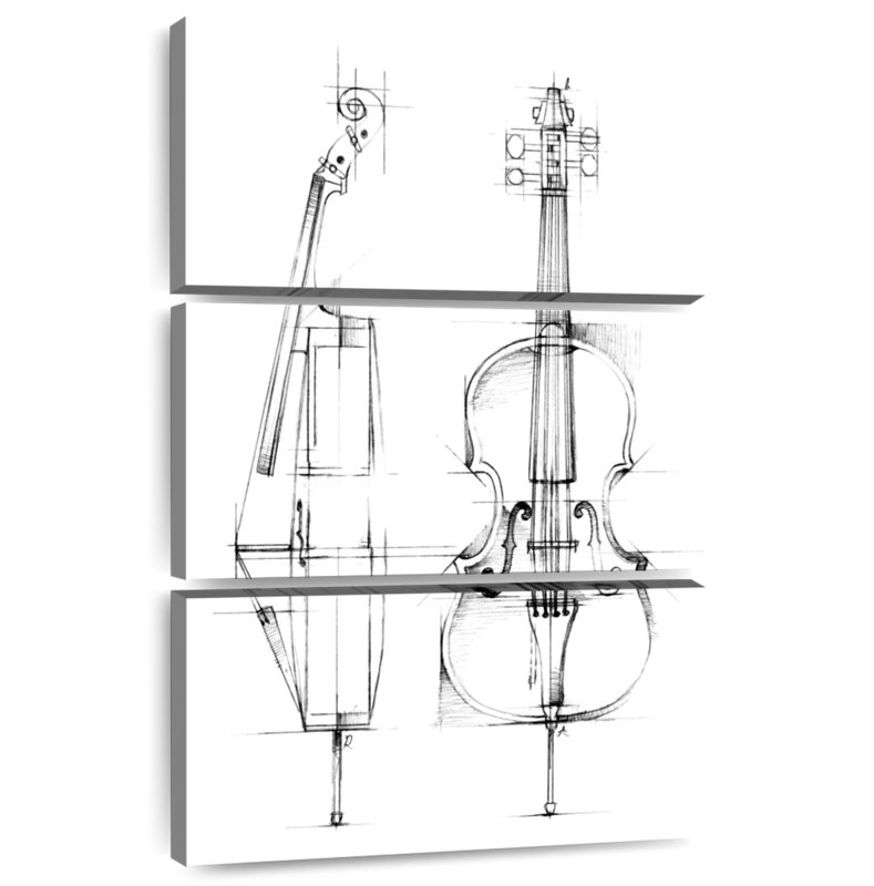 Esquisse de violoncelle Abarca