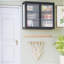Armoire murale style rétro avec tablettes détachables