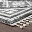Tapis noir / blanc Lauri Southwestern-692131487