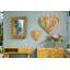 Handmade Abstract Wall Decor on Solid Wood