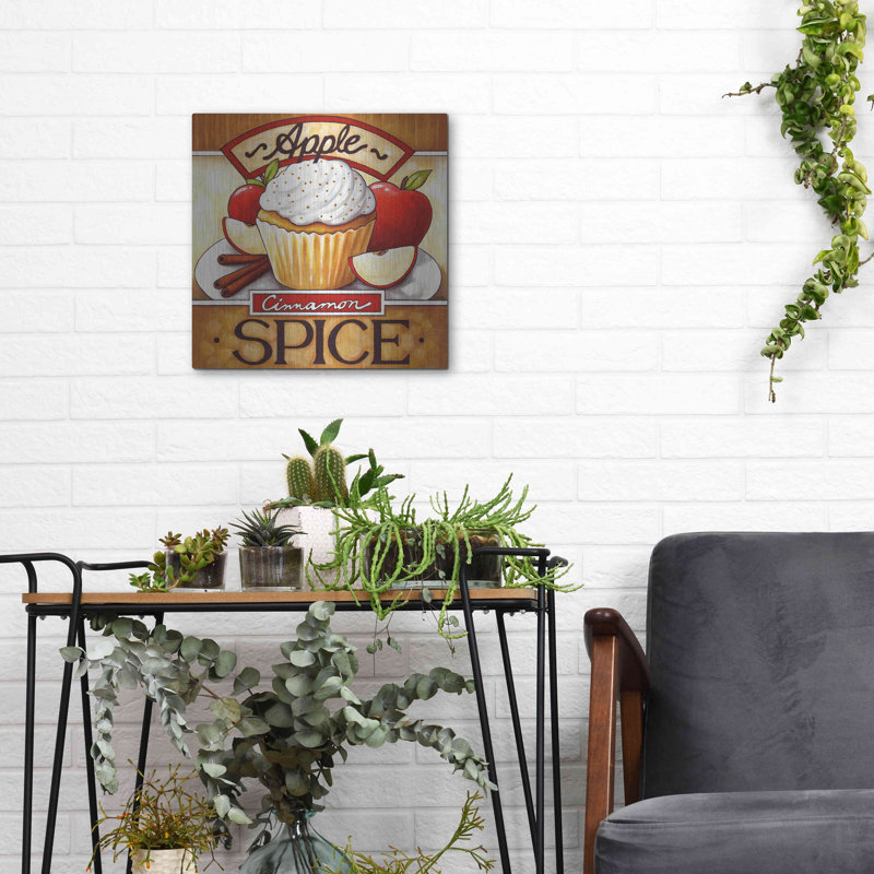 «Cupcake Apple Cinnamon Spice» par Cathy Horvath, H 12 po x l 12 po