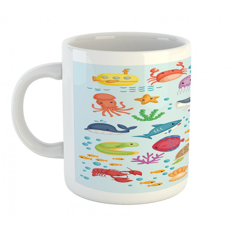 Grande tasse à café marine