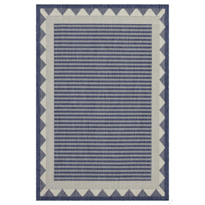 Sunshine GC_HAR2013 Blue 7 Ft. 10 In. X 10 Ft. 3 In. Indoor/Outdoor Area Rug