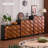 Black+Dark-brown Solid + Manufactured Wood Accent Cabinet