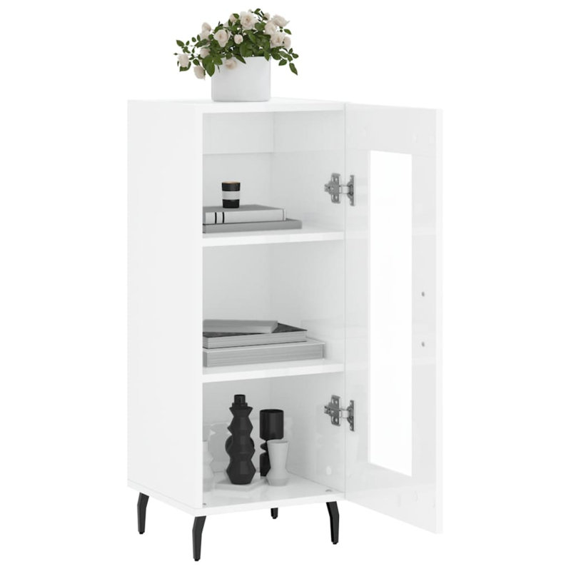 Marayla 1 -Door Accent Cabinet, High Gloss White