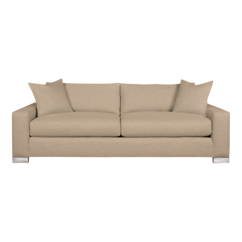 Canapé-lit 83,5 po Claremont, Sac en papier Perigold Tres Chic, Gris colombe