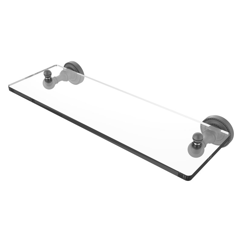 Marchmont Bracket Shelf, 16", Matte Gray