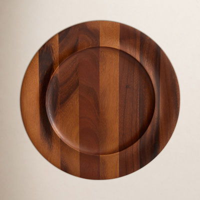 Nambé Skye Wood Charger