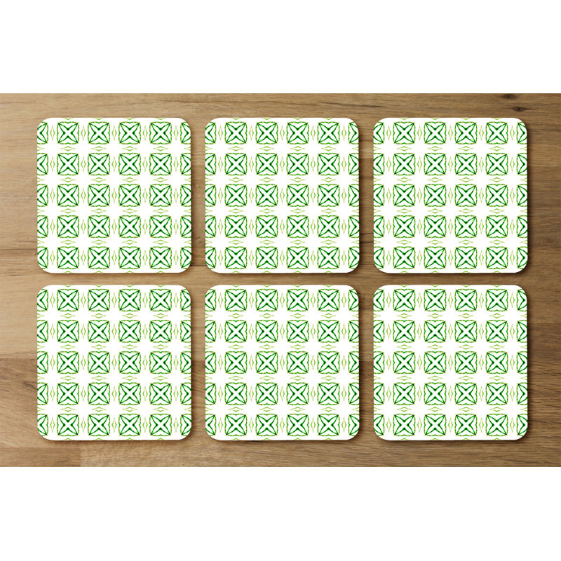 Square 6 Piece Coaster Set