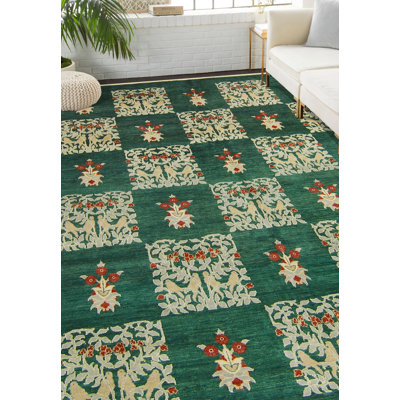 Magadalena One-of-a-Kind 8' X 9'7" 2010s Wool Area Rug in