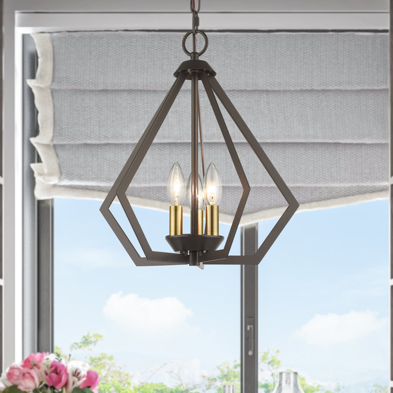 3 - Light Antique Brass Pendant