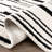 Jdan Striped Machine Woven Polypropylene Area Rug in Black-1392779447