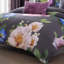Ensemble d'édredon réversible 100% satin de coton 5 pièces Bebejan Elegant Blossoms-101973994