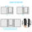 31.7'' H Panel Metal Exercise Pen With Door