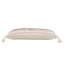 Oreiller à fermeture à glissière 14 po x 36 po 100% coton rayé bleu et blanc cassé 14 po x 36 po-99457680