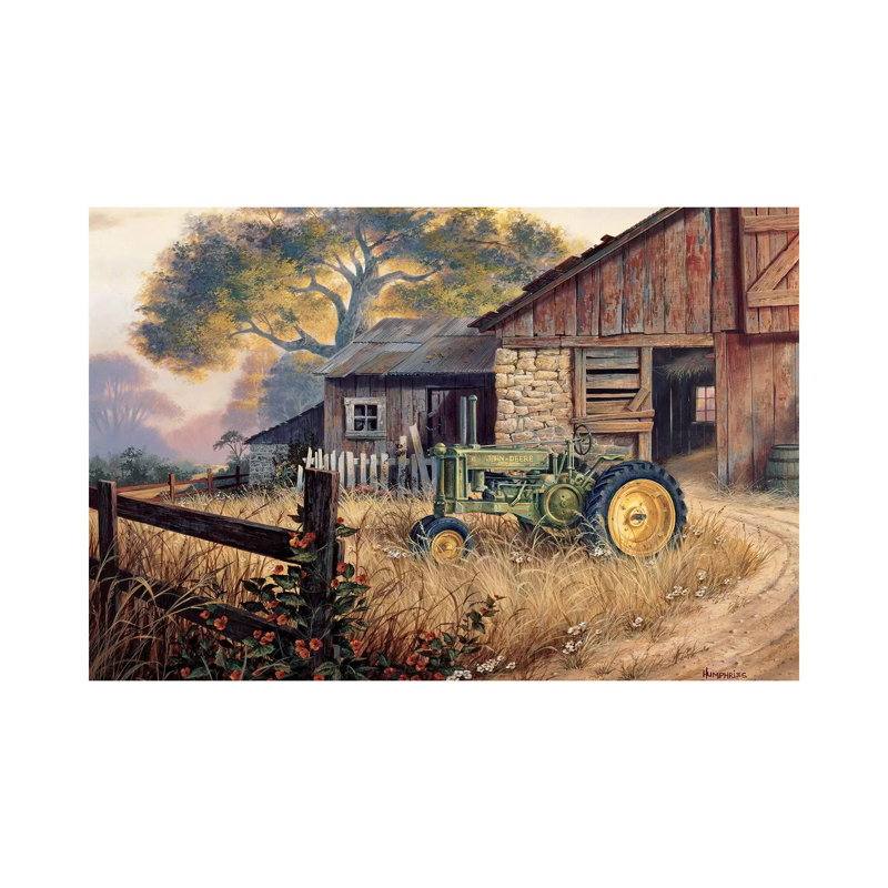 Deere Country - Impression sur toile tendue, H 18 po x l 26 po x P 1,5 po
