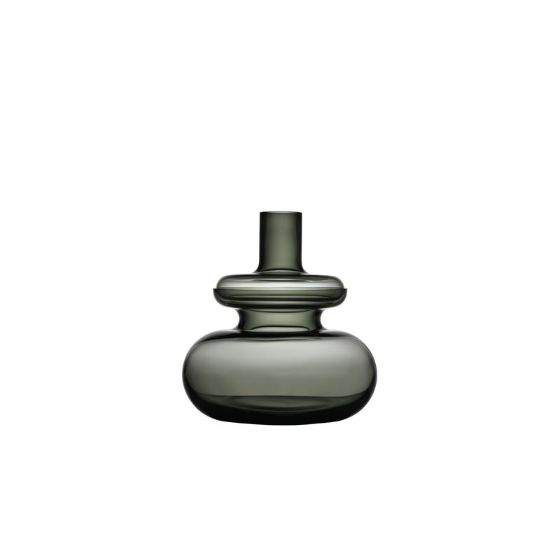 Daralynn Glass Table Vase, 33cm H x 33cm W x 31.7cm D, In Grey