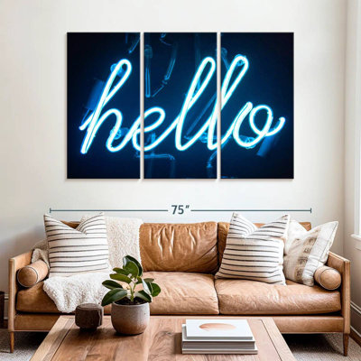 Enseigne néon Tergel Hello