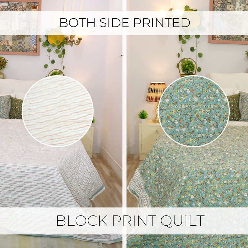 Literie bohème de luxe à motif floral en tissu imprimé Fab Fabine pour chambre et canapé, Gris, Lit simple