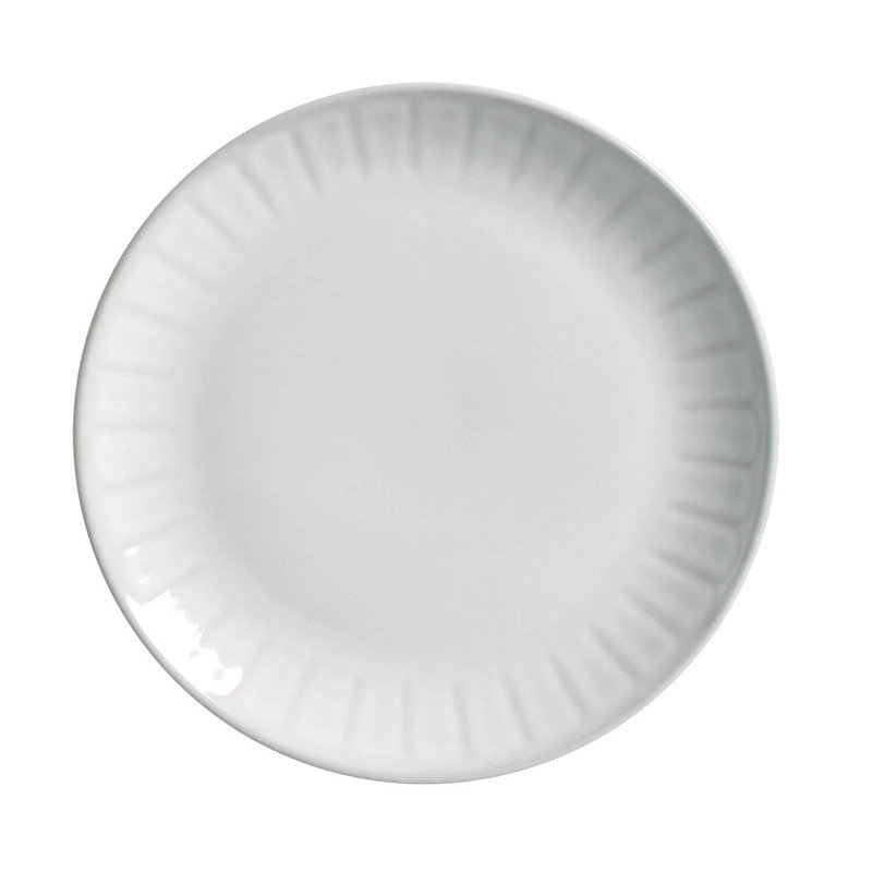 Assiette à dessert Coup Grès Magari, Perle