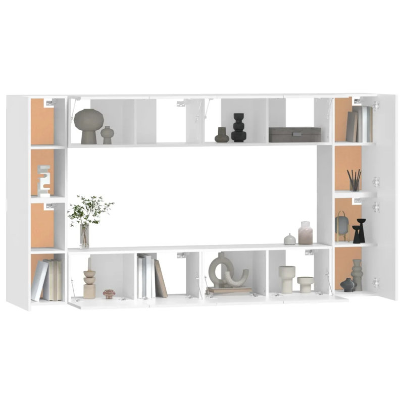 Leidi Unfinished Floating Entertainment Centre for TVs up to 28", White