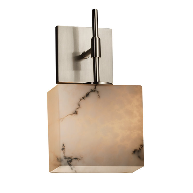 Applique murale articulée 1 lumière Aleynah, Nickel brossé