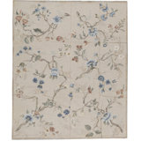 Hand-Knotted High-Quality Beige Area Rug