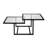 Amalie 43" Wide Square Coffee Table in Blackened Bronze-1579825257