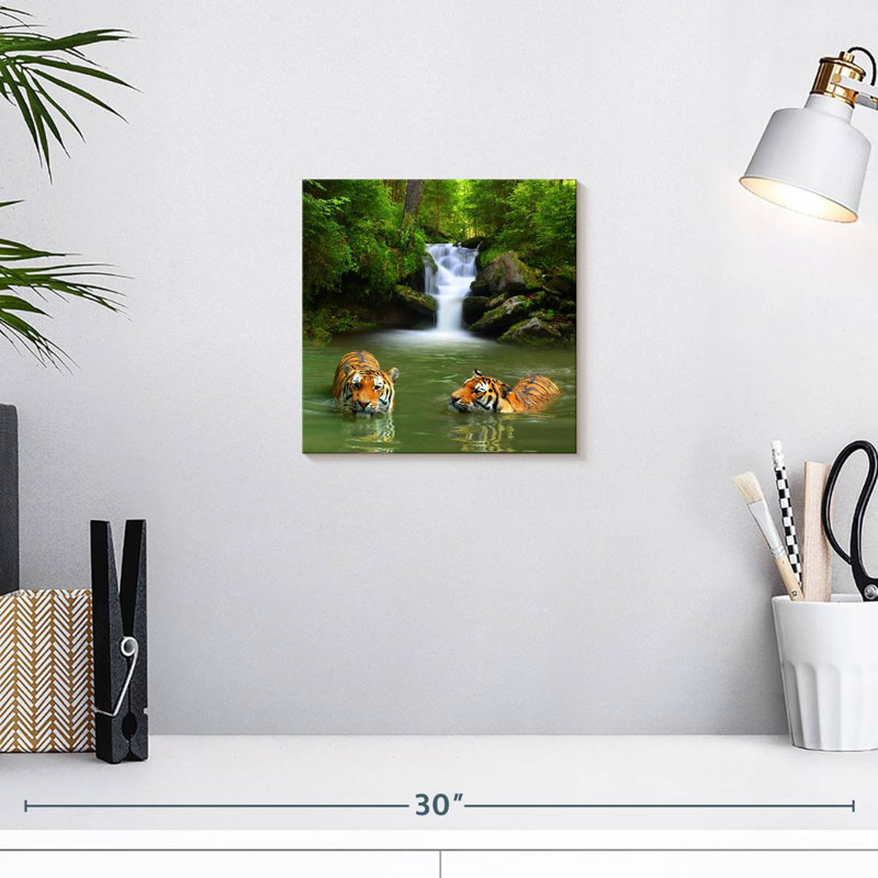 Brampt Tigers, 20" H x 20" W