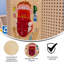 Panneau d'accessoires d'hygiène bucco-dentaires en bois de qualité commerciale Bright Beginnings