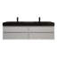 Ensemble de meuble-lavabo double mural 71 po Golitz-660665880