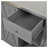 Outdoor Kitchen Island with Stainless Steel Top - Fir Wood Patio Cooking Station with Ample Storage, Towel/Spice Racks and Lockable Wheels, Grey-37876904-37876909-37876901