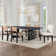 Rickye 6 - Person Trestle Dining Set