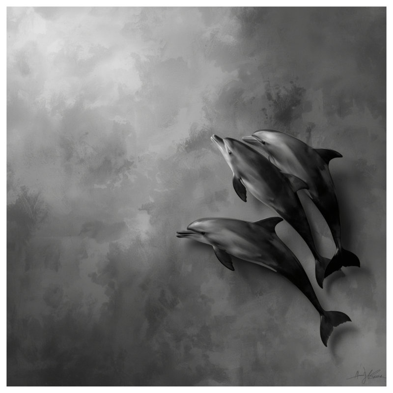 Coussins décoratifs Three Dauphins, 18 po x 18 po