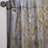 Coverton Minimalism Gold And Blue Trees Scene - Trees Curtain - Velvet Room Darkening - 1 Panel-2016630779
