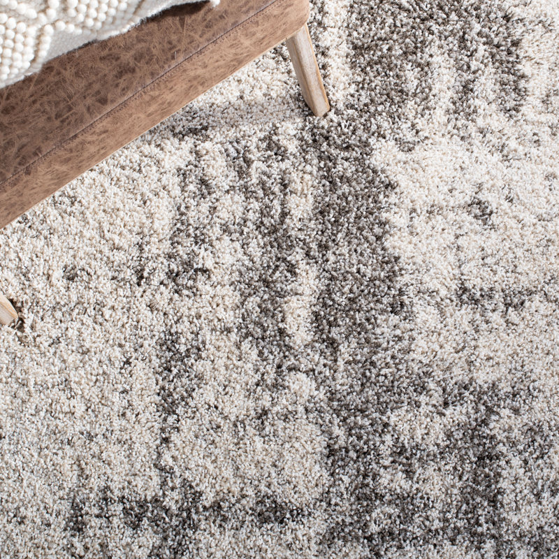 Hargett Shag Performance Abstract Rug, Rectangle 4' x 6'