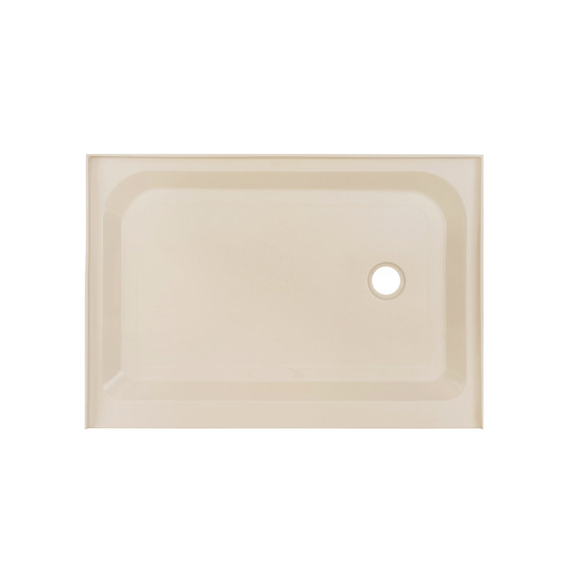 Voltaire 48" x 36" Single-Threshold, Shower Base, Right, Biscuit
