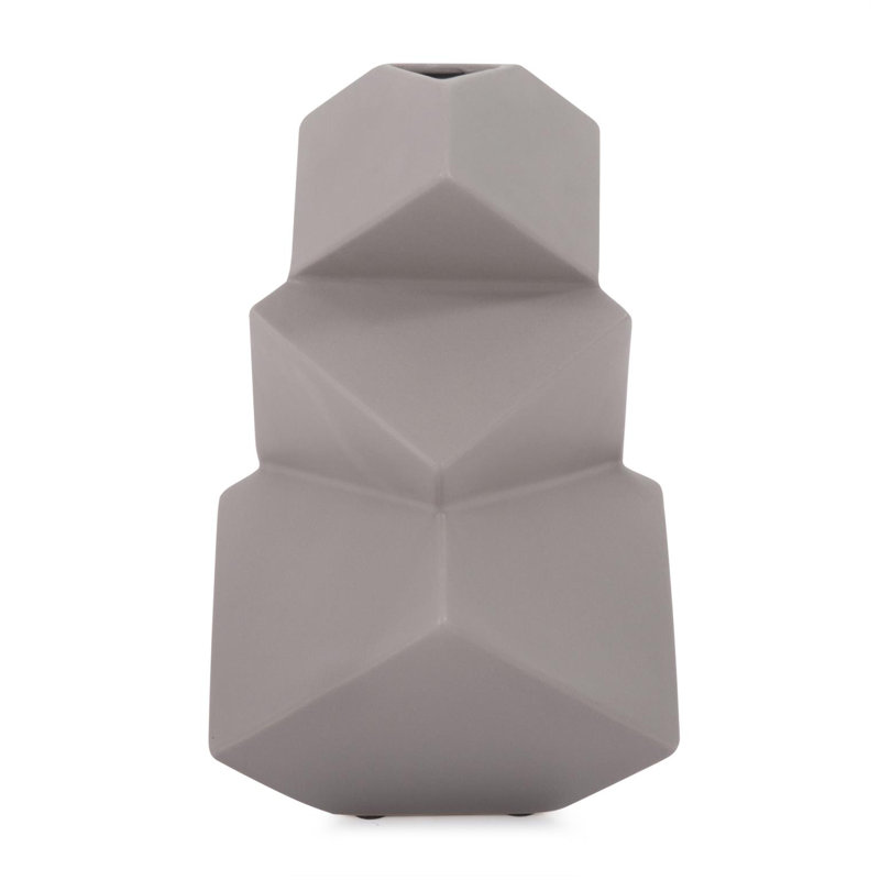 Vase cubique en céramique grand