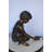 Boy Push Turtle Bronze Statue Fountain -  Size: 18"L x 20"W x 19"H.