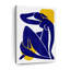 Silhouette de femme abstraite sur toile-1213550792
