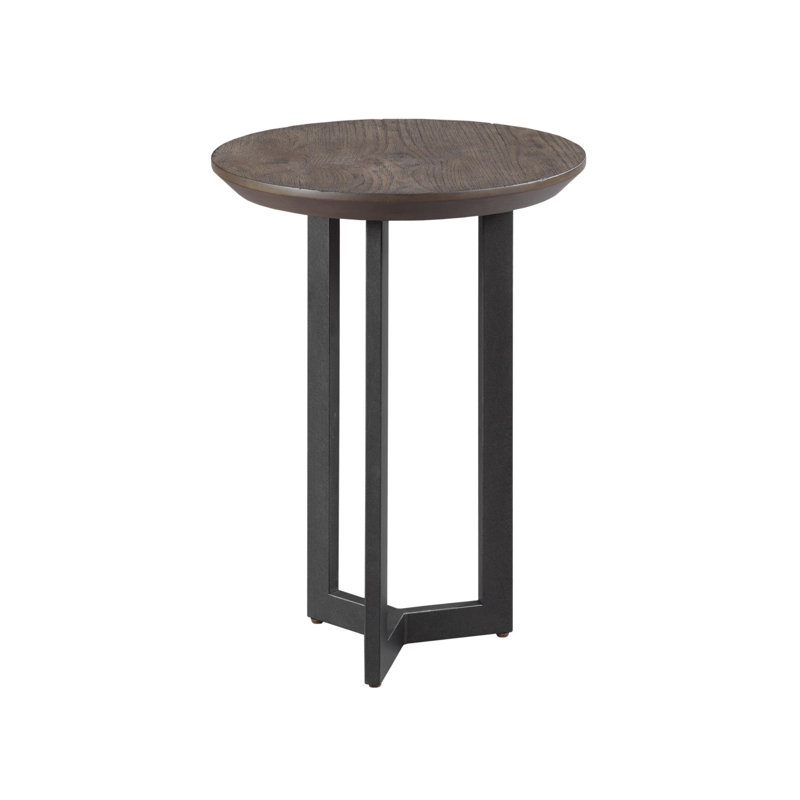 Joseph Solid Wood Top End Table