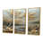 Blossoming Birch By Silver River - Tree Birch Wall Art Set-640434902-640434905